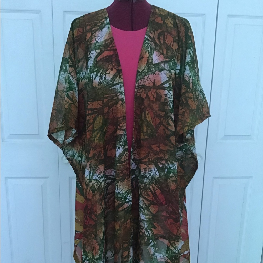 NWOT Handmade Kimono Beach Coverup